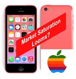 Apple iphone market saturation